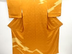 絞り松皮菱模様一つ紋訪問着